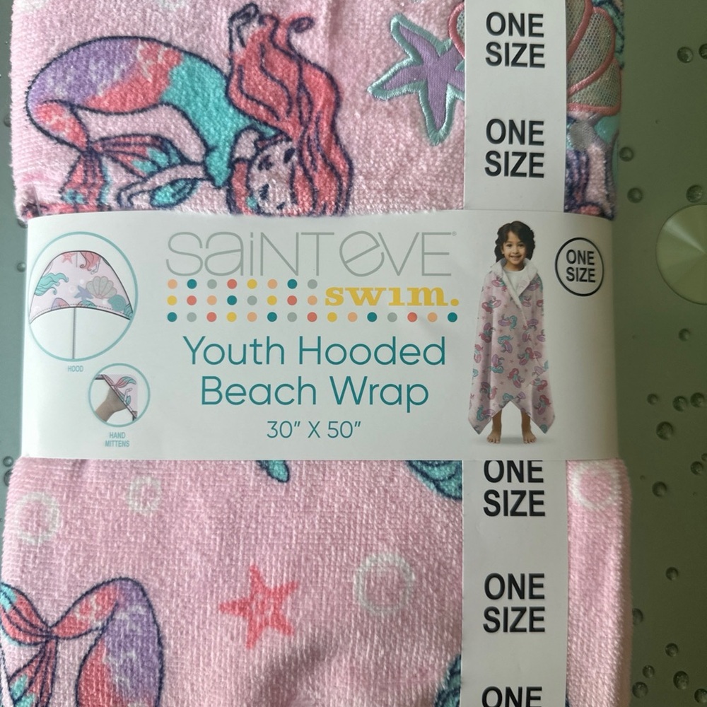 Saint Eve Youth Hooded Beach Wrap